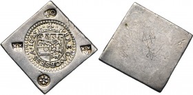 BREDA, belegerd door de Spanjaarden (juli 1624 - 5 juli 1625), AR 40 stuiver, emissie januari 1625. 2e type. Vz/ Gekroond wapenschild van Maurits van ...
