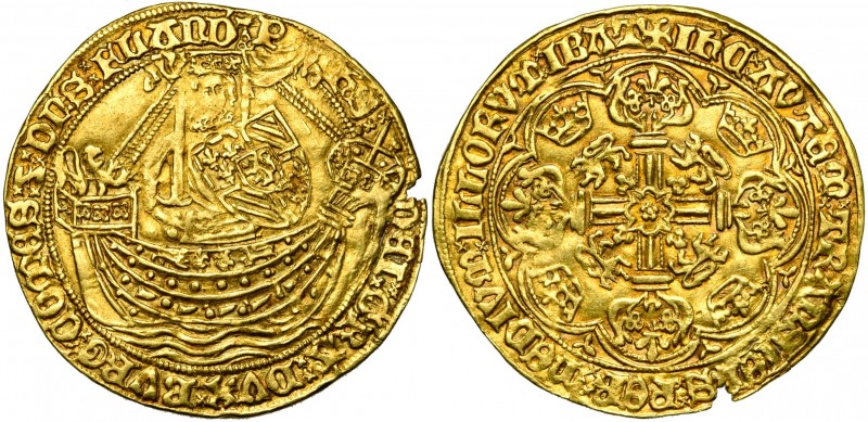 VLAANDEREN, Graafschap, Philips de Goede (1419-1467), AV gouden nobel, 1428-1430...