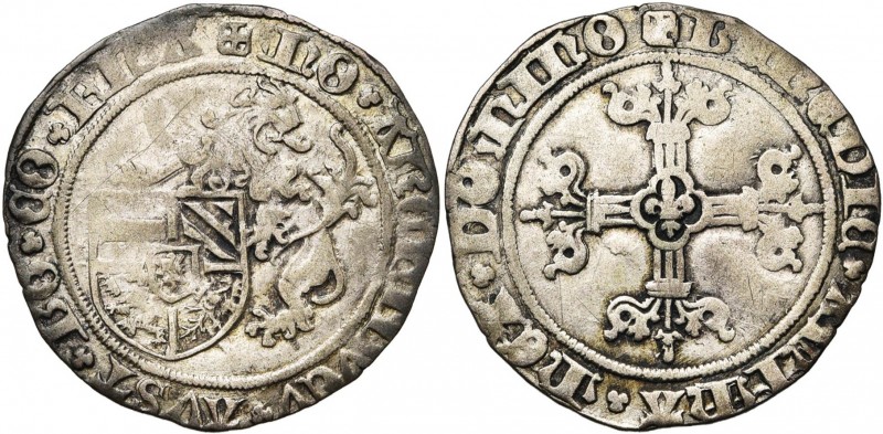 VLAANDEREN, Graafschap, Philips de Schone (1482-1506), AR vuurijzer, z.j. (1482-...