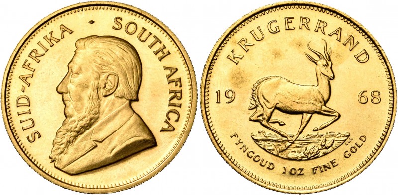 AFRIQUE DU SUD, République (1960-), AV Krugerrand, 1968. Fr. 13.
SUP