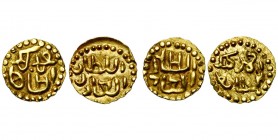 INDONESIA, SUMATRA, Sultans of Samudra-Pasai, lot of 2 AV kupangs: Muhammad (AH 696 - 726), Ahmad II or III (AH 726-761/AH 838-856). Leyten SP 4a, SP ...