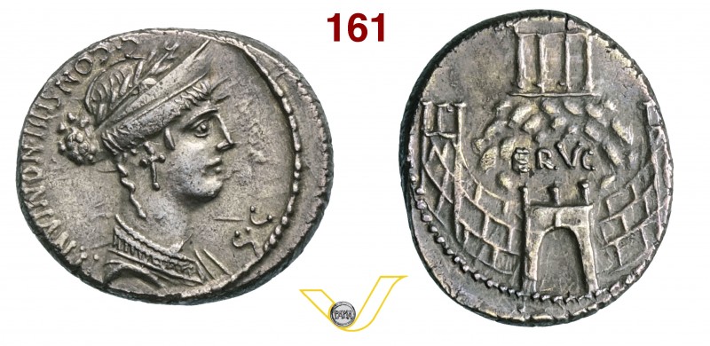 CONSIDIA - C. Considius Nonianus (57 a.C.) Denario. D/ Testa diademata di Venere...