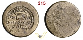 GENOVA - Peso "Dobla di Gienoua noua" mm 29,6 g 25,22