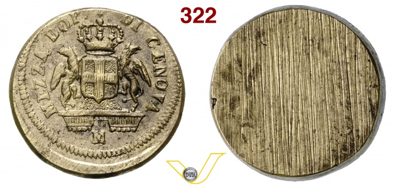 GENOVA - Peso "MEZZA DOP. DI GENOVA" mm 25,3 g 12,58