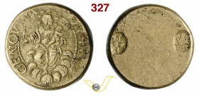 GENOVA - Peso "GENOVINA" con data 1747. mm 28,3 g 19,21