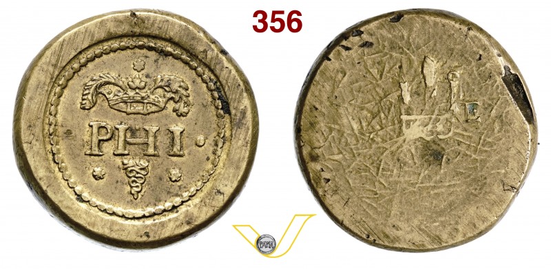 MILANO - Peso "PHI" (epoca di Filippo III o IV) corrispondente al Filippo d'arge...