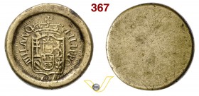 MILANO - Peso "FILIPPO MILANO", epoca di Maria Teresa. mm 33,4 g 27,60