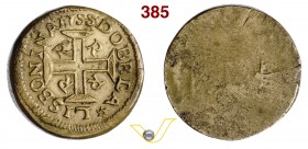 PORTOGALLO - Peso "DOBBLA LISBONINA", datato 1755, corrispondente al 4000 Reis. mm 24,6 g 10,67