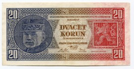 Czechoslovakia 20 Korun 1926
P# 20a