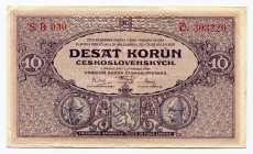 Czechoslovakia 10 Korun 1927 Specimen
P# 20s; XF