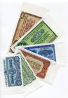 Czechoslovakia Lot of 6 Banknotes 1953
3 5 10 25 50 100 Korun 1953; UNC