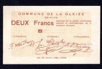 Belgium 2 Francs 1914
Commune De La Gleize