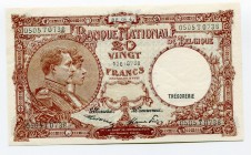 Belgium 20 Francs 1957
P# 111; 08.05.1947. AUNC.