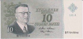 Finland 10 Markkaa 1963
P#100; UNC