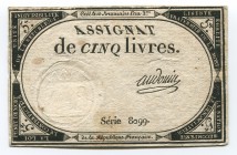 France 5 Livres 1793
P# A76; F+
