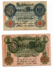 Germany - Empire 50 Mark 1910 & 20 Mark 1914
P# 41, 46b.