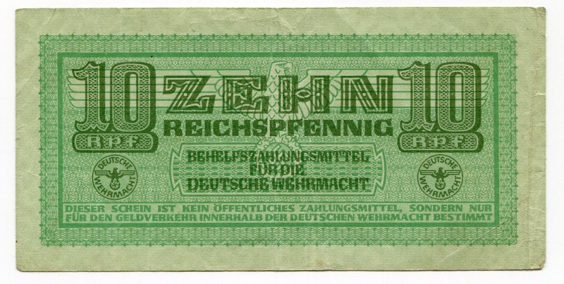 Germany 10 Reichspfennig 1942
P# M34; GVF