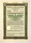 Germany - Third Reich Bond for 500 Reichsmark 1945
Deutsche Landesrentenbank, Landesrentenbrief über 500 Reichsmark 1945; Amazing Condition!