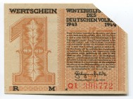 Germany Third Reich 1 Reichsmark 1943 Winterhilfswerk
UNC