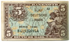 Germany FRG 5 Deutsche Mark 1948
P# 4a; Not Common in this Condition; XF-