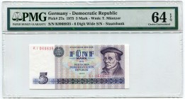 Germany - GDR 5 Mark 1975 PMG 64
P# 27a