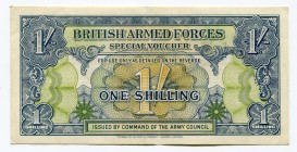 Great Britain 1 Shilling 1946 "British Armed Forces"
P# M11a; Special Voucher; XF, Crispy