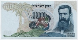 Israel 100 Lirot 1968
P# 37; № 08528852; UNC; Large Banknote; "Dr. Theodor Herzl"