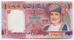 Oman 1 Rial 2005 Commemorative
P# 43a; UNC