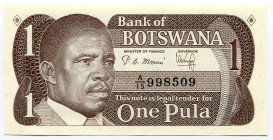 Botswana 1 Pula 1983
P# 6; UNC