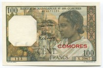 Comoros 100 Francs 1960 Rare
P# 3b; № X.2967 123; UNC; Rare