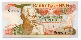 Ghana 200 Cedis 1992
P# 27b; UNC