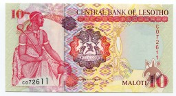Lesotho 10 Maloti 2000
P# 15a; UNC