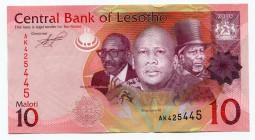 Lesotho 10 Maloti 2010
P# 21; UNC
