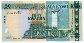 Malawi 50 Kwacha 2004 Commemorative 40-th Years of Independence
P# 49; UNC