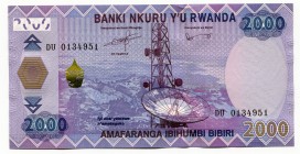 Rwanda 2000 Francs 2014
P# 40; UNC