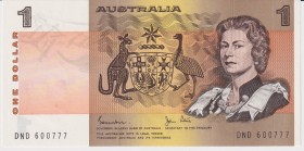 Australia 1 Dollar ND(1974-83)
P#43d; UNC; №600777