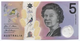Australia 5 Dollars 2016
P# 62; UNC; Polymer