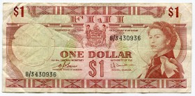 Fiji 1 Dollar 1974
P# 71b; VF