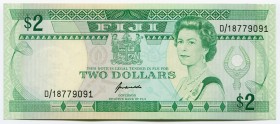 Fiji 2 Dollars 1988
P# 87; № D/18779091; UNC