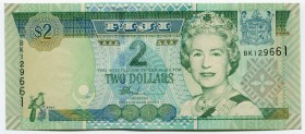 Fiji 2 Dollars 1996
P# 96b; № BK129661; UNC