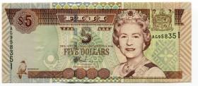 Fiji 5 Dollars 2002
P# 105; UNC
