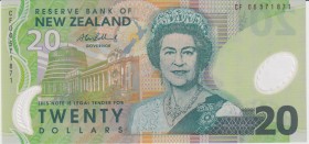 New Zealand 20 Dollars ND(2006)
P#187; UNC; Polymer