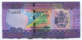 Solomon Islands 20 Dollars 2017
P# 34; UNC