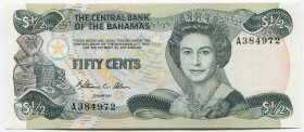Bahamas 50 Cents 1974
P# 42; № A384972; UNC
