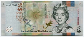 Bahamas 1/2 Dollar 2019
P# New; № A091858; UNC