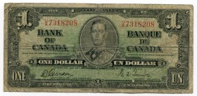 Canada 1 Dollar 1937
P# 58; F+