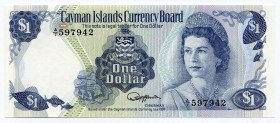 Cayman Islands 1 Dollar 1974
P# 5; UNC