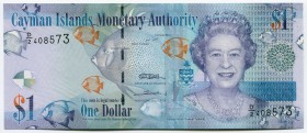 Cayman Islands 1 Dollar 2010
P# 38b; № D2-408573; UNC