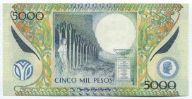 Colombia 5000 Pesos 2013
P# 452; UNC; "José Asunción Silva"