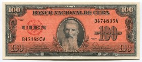 Cuba 100 Pesos 1959
P# 93a; UNC; "Francisco Vicente Aguilera"